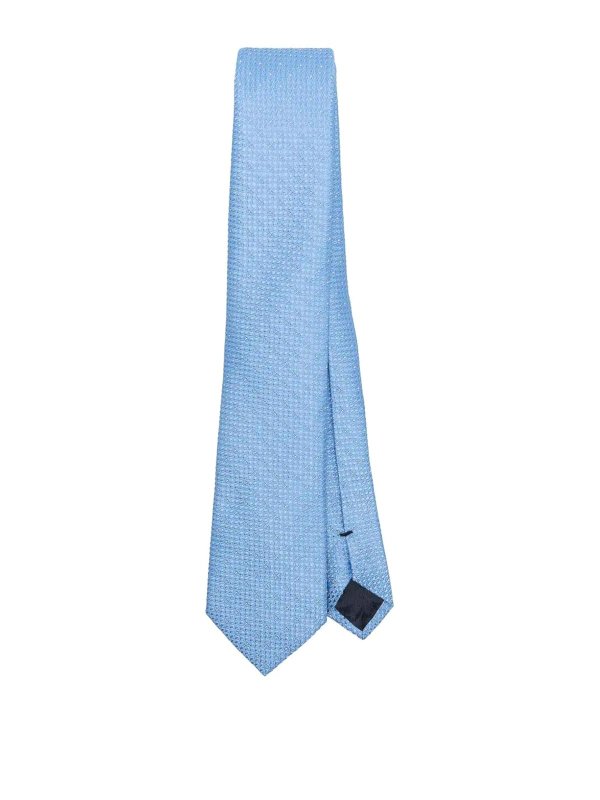 EMPORIO ARMANI: Corbatas y pajaritas - Corbata - Azul