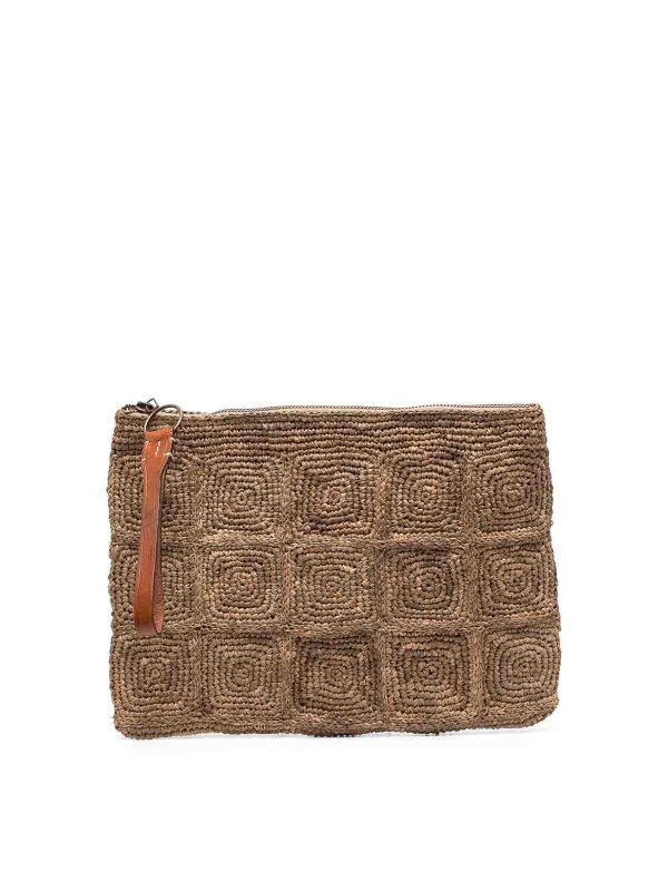 IBELIV: クラッチバッグ - クラッチバッグ - ブラウン