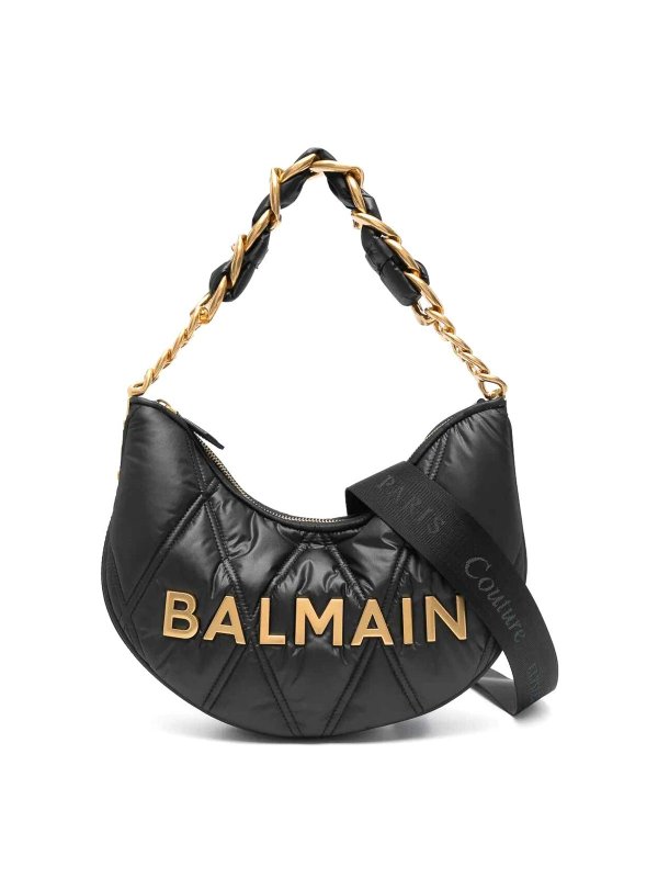 Balmain: ショルダーバッグ - トートバッグ - 黒