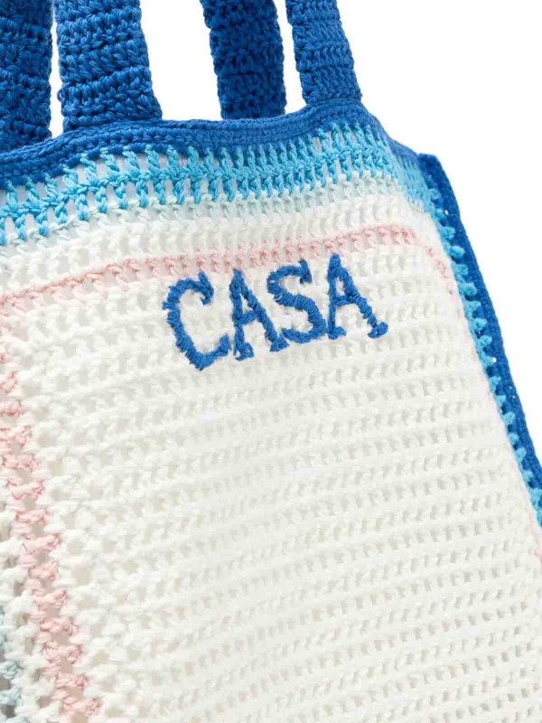 CASABLANCA: トートバッグ online - トートバッグ - ブルー