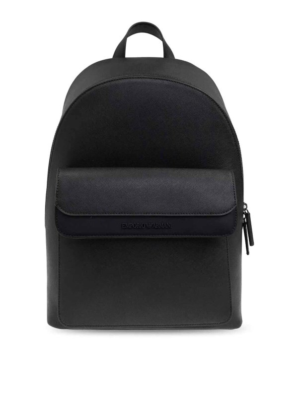 EMPORIO ARMANI: バックパック - バックパック - 黒