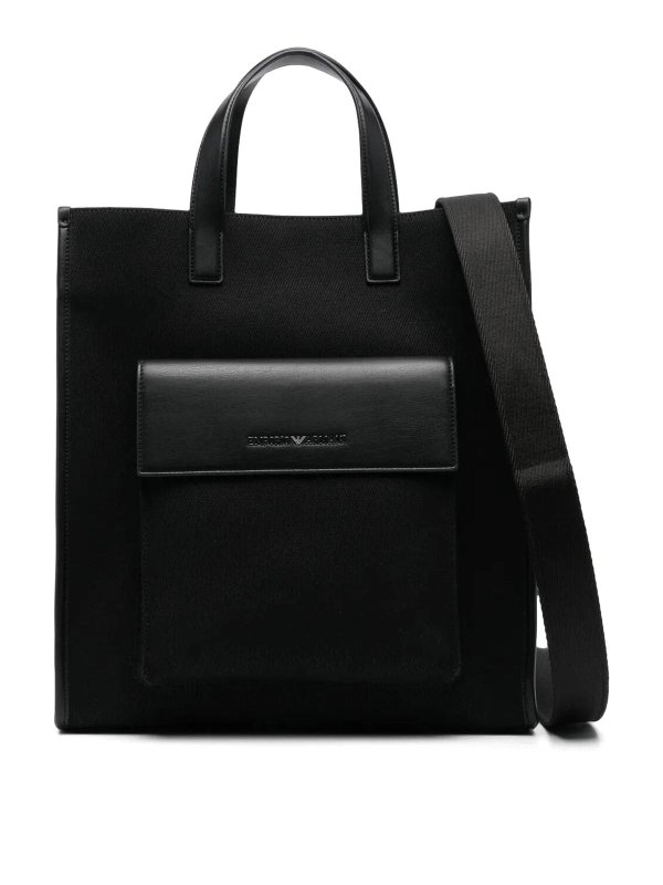 EMPORIO ARMANI: トートバッグ - トートバッグ - 黒