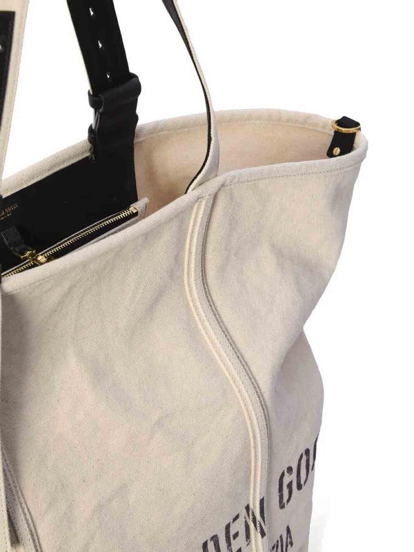 GOLDEN GOOSE: totes bags online - Printed tote