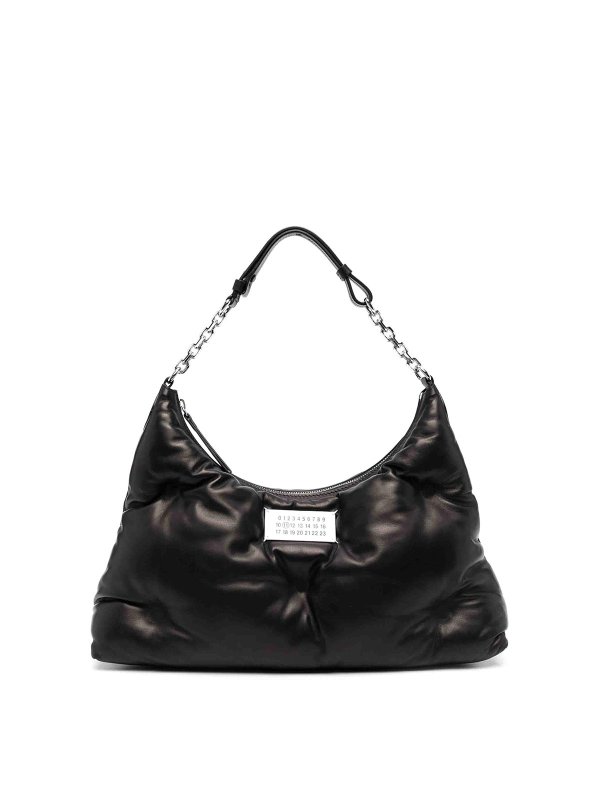 Maison Margiela: ショルダーバッグ - トートバッグ - 黒