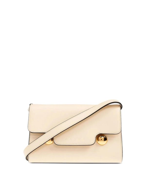 Marni: Clutches - Clutch - Weiß