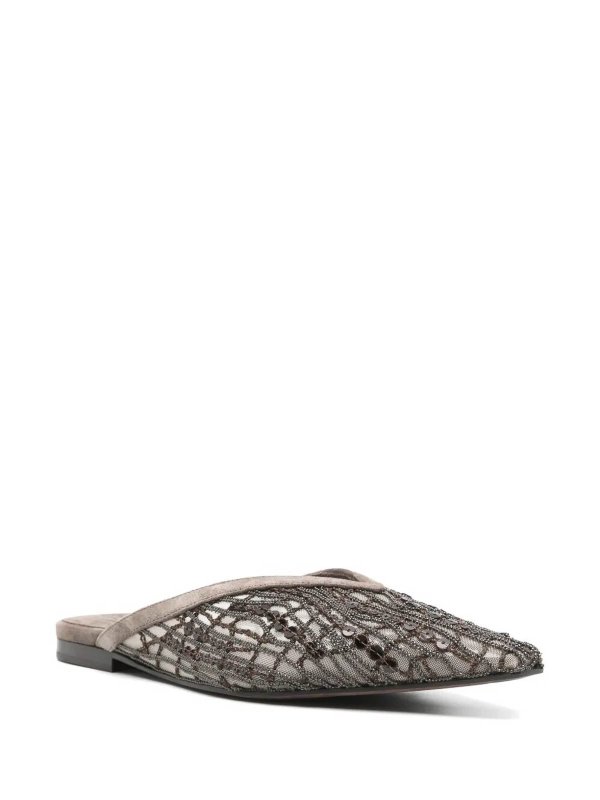 Flat Ballet Shoes shop online: BRUNELLO CUCINELLI