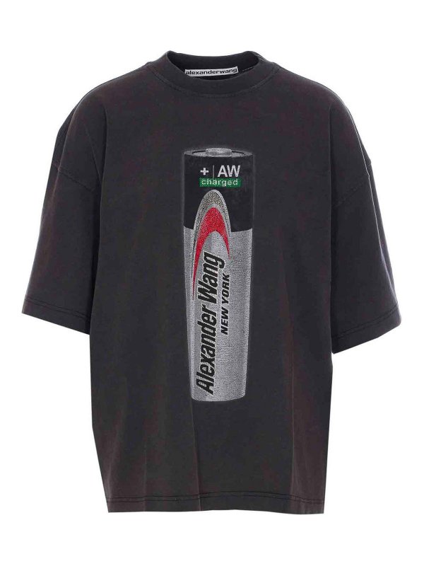 ALEXANDER WANG: T-shirts - T-Shirt - Noir