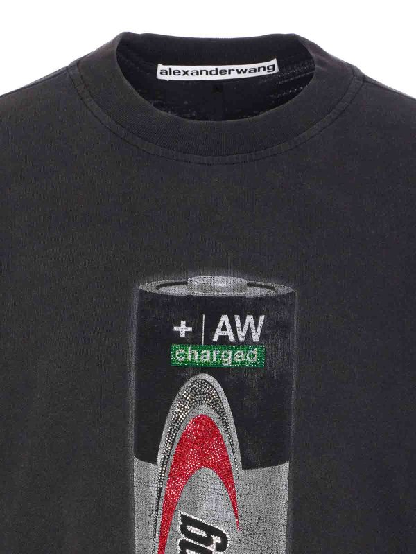 T-Shirt - Noir shop online: ALEXANDER WANG