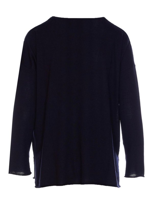 ALLUDE: Pull col rond online - Pull Col Rond - Noir