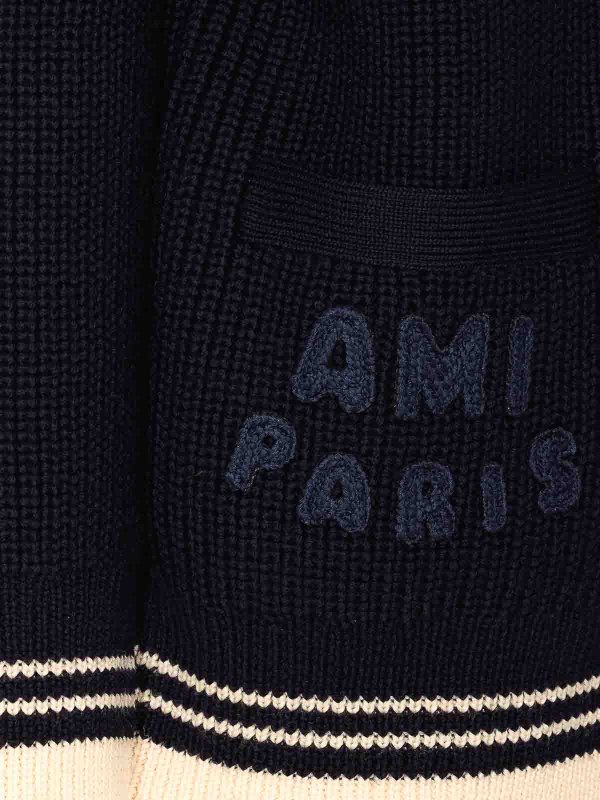 The Best Shops AMI PARIS: Cardigans - Cardigan - Blau
