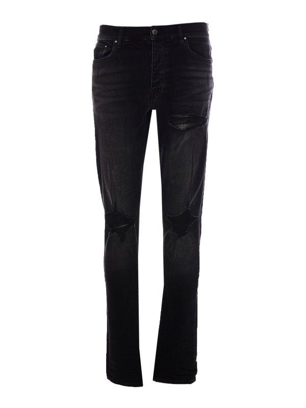 AMIRI: Jeans évasés - Jean Bootcut - Noir