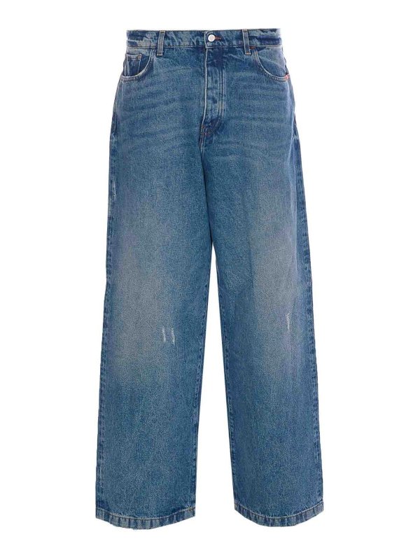 AMISH: jeans bootcut - Jeans larghi in denim