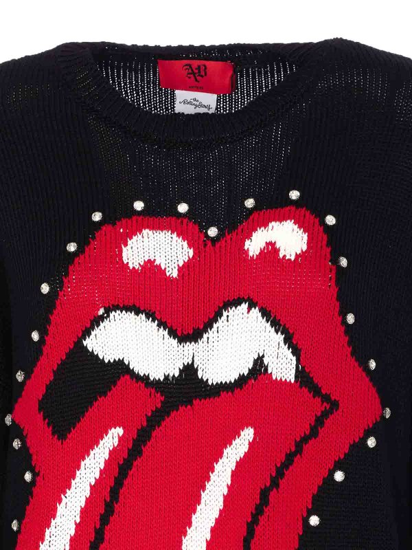 Pullover rotolante nero shop online: ANIYE BY