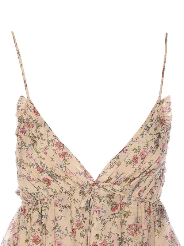 Cream Gold Hanna Mini Dress shop online: ANIYE BY