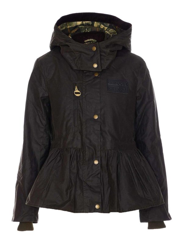 BARBOUR: casual jackets - Green Dhalia Jacket
