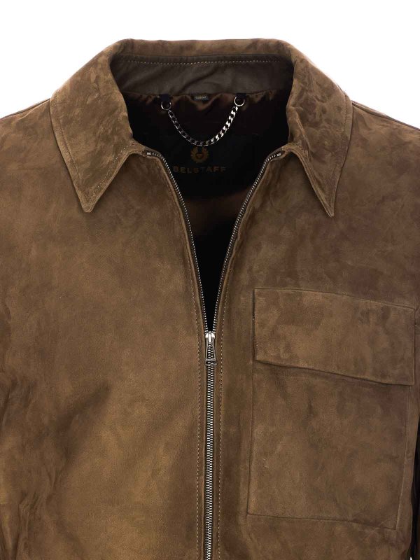 レザージャケット - 緑 shop online: BELSTAFF