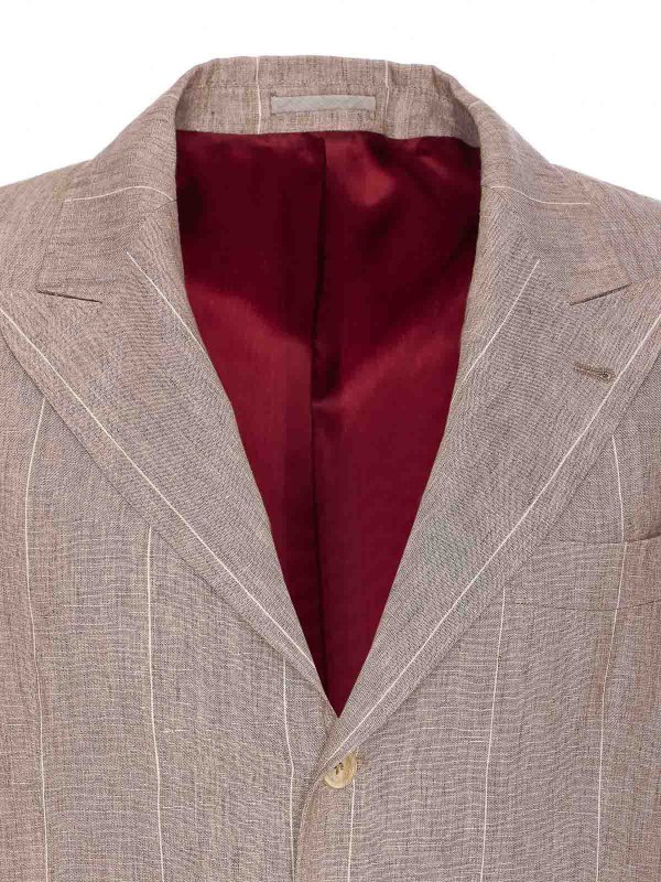 ブレザー - ベージュ shop online: BRUNELLO CUCINELLI