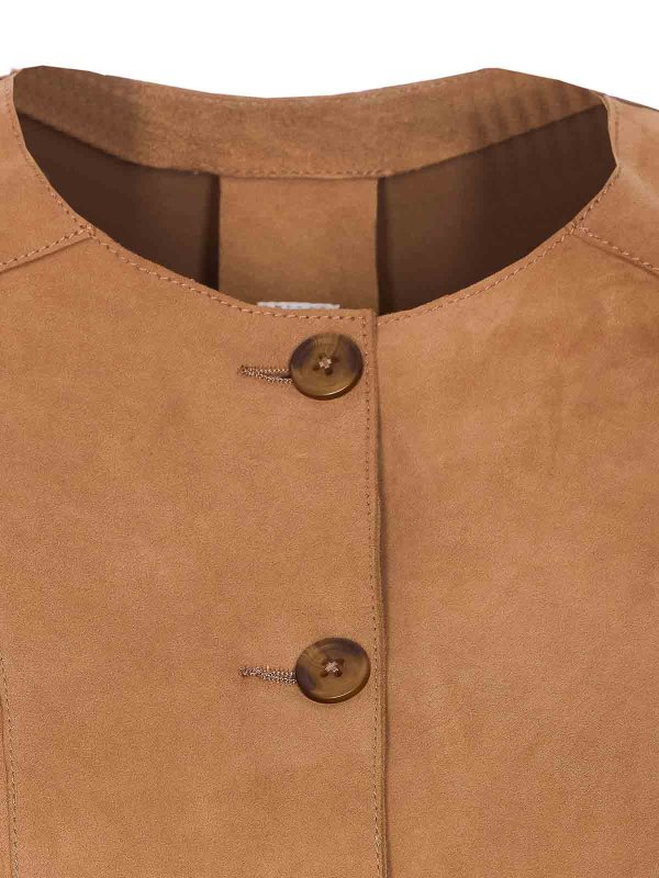 Lederjacke - Beige shop online: Bully