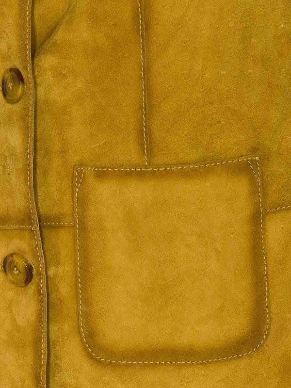 The Best Shops Bully: レザージャケット - レザージャケット - イエロー