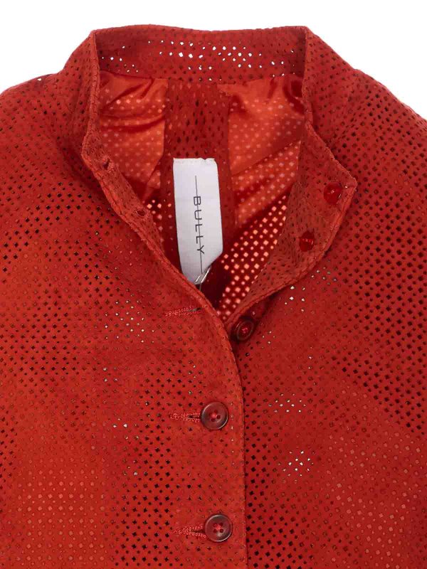 Lederjacke - Rot shop online: Bully