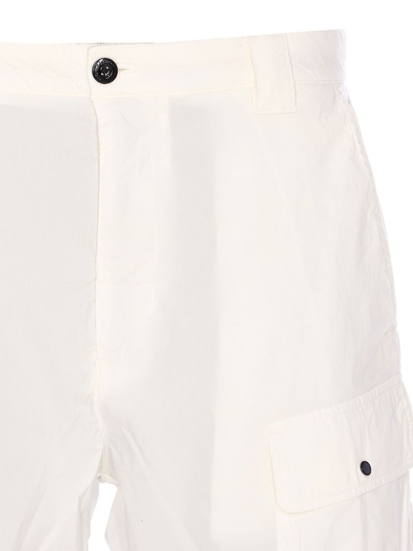 ショートパンツ - 白 shop online: C.P. COMPANY