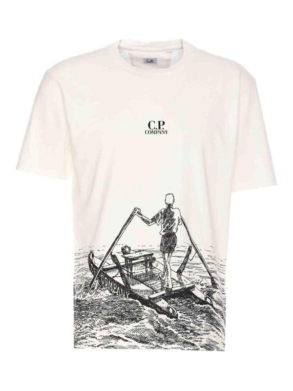 C.P. COMPANY: Tシャツ - Tシャツ - 白