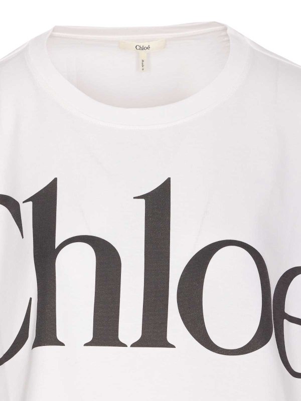 T-shirt  bianca shop online: CHLOE