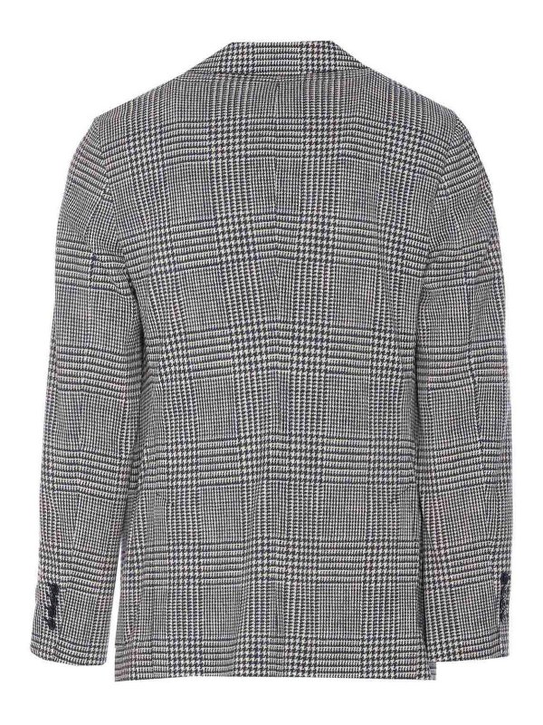 CIRCOLO 1901: casual jackets online - Indigo Check Jacket
