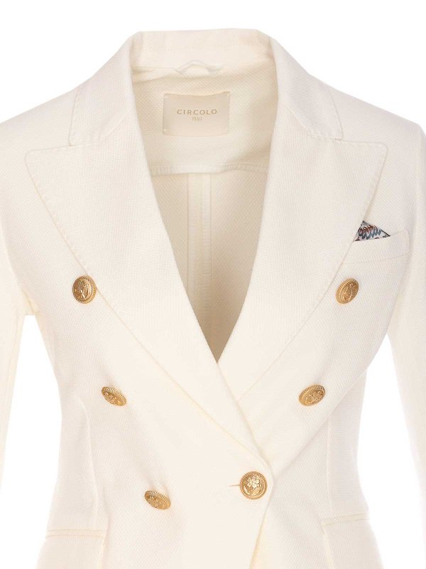 Blazer Elegante - Blanco shop online: CIRCOLO 1901
