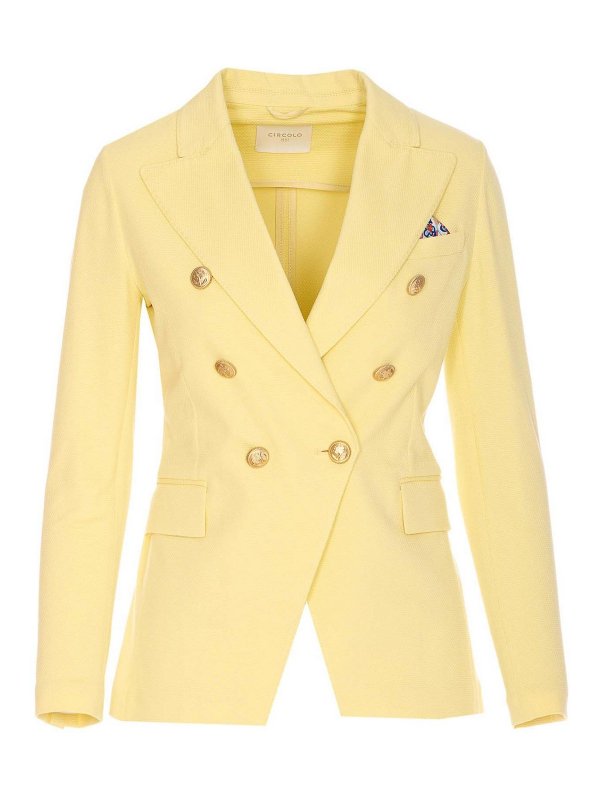 CIRCOLO 1901: Maßgeschneiderte und Dinner-Jacken - Abendjacke - Gelb