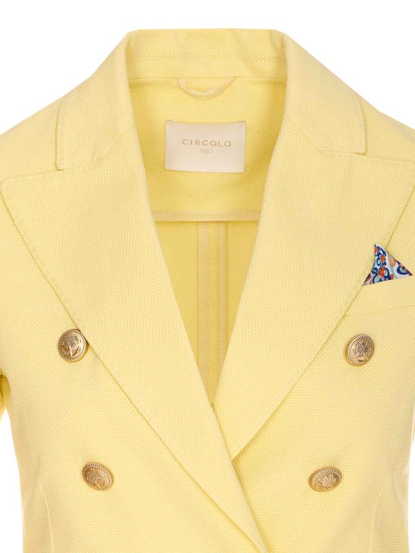 Abendjacke - Gelb shop online: CIRCOLO 1901