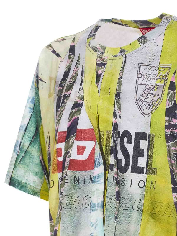 The Best Shops DIESEL: T-shirts - T-Shirt - Grün