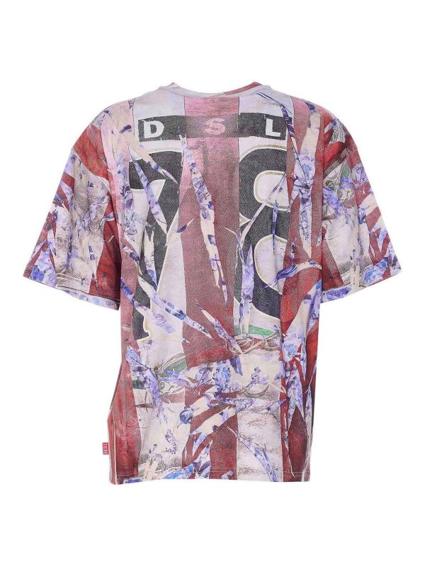 DIESEL: T-shirts online - T-Shirt - Rot