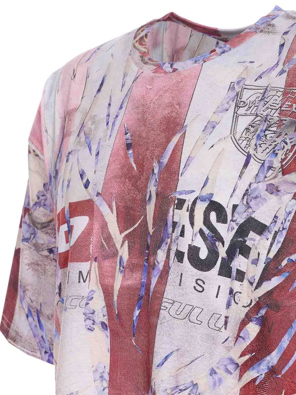 T-Shirt - Rot shop online: DIESEL