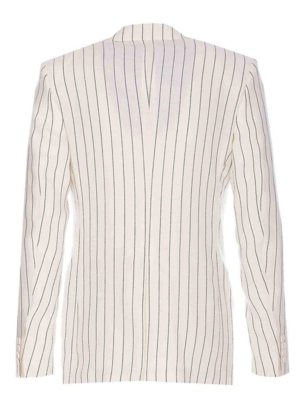 DOLCE & GABBANA: blazers online - Pinstriped Blazer