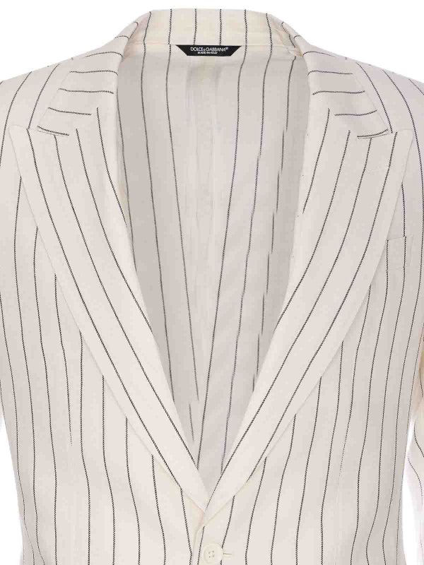 Pinstriped Blazer shop online: DOLCE & GABBANA