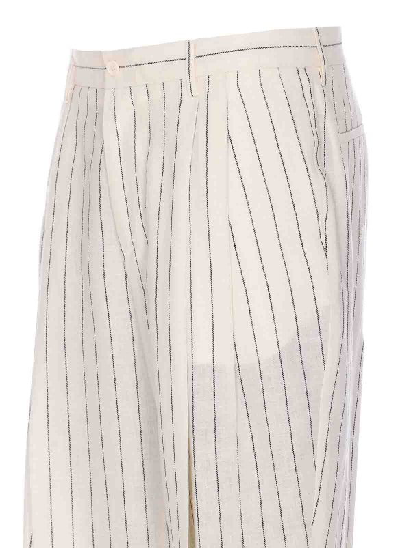 The Best Shops DOLCE & GABBANA: pantaloni casual - Pantaloni a doppia piega