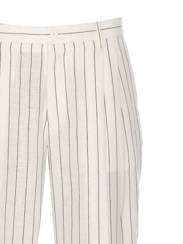 Pantaloni a doppia piega shop online: DOLCE & GABBANA