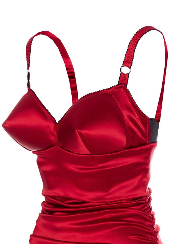 The Best Shops DOLCE & GABBANA: Vestidos media pierna - Vestido Midi - Rojo