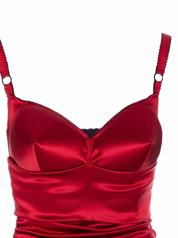 Vestido Midi - Rojo shop online: DOLCE & GABBANA