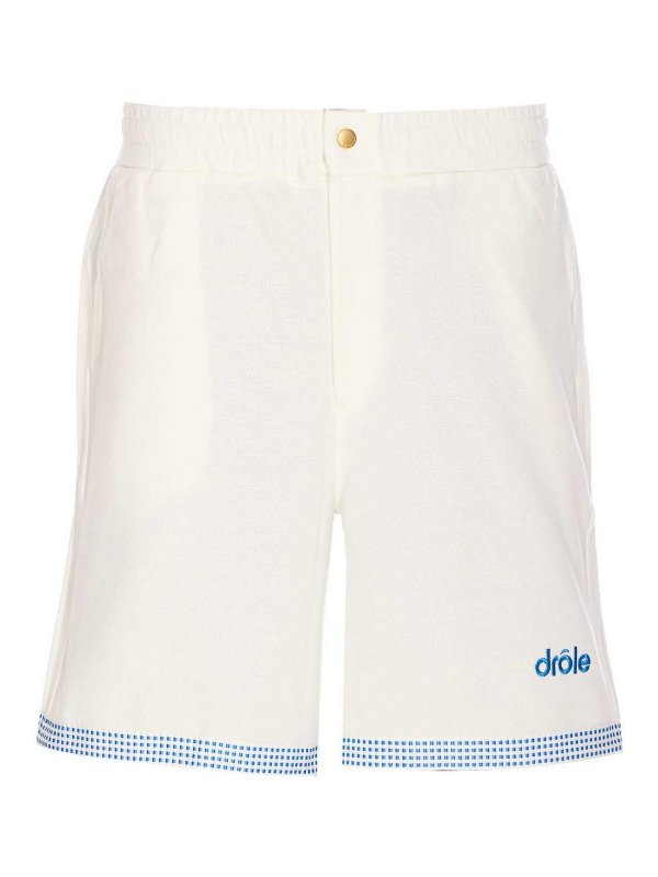 DRÔLE DE MONSIEUR: Hosen Shorts - Shorts - Weiß