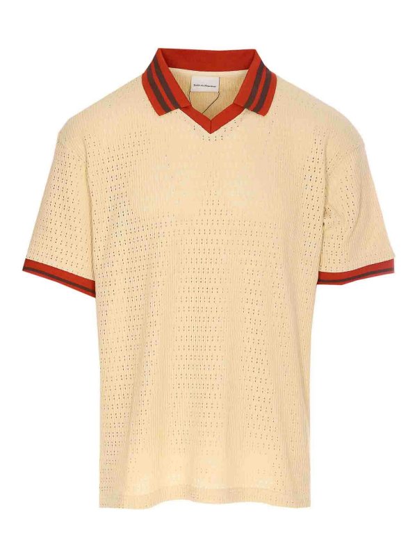 DRÔLE DE MONSIEUR: ポロシャツ - ポロシャツ - ベージュ