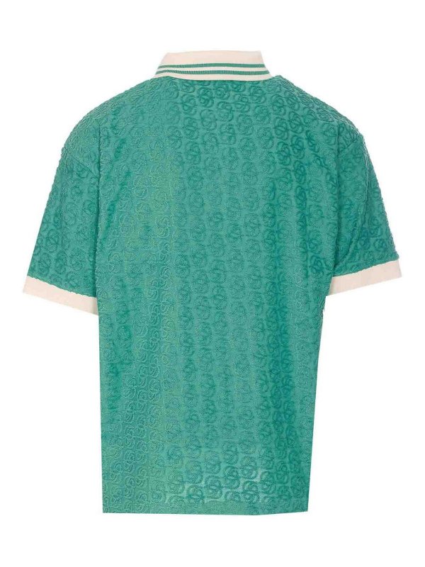 DRÔLE DE MONSIEUR: polo shirts online - Green Polo