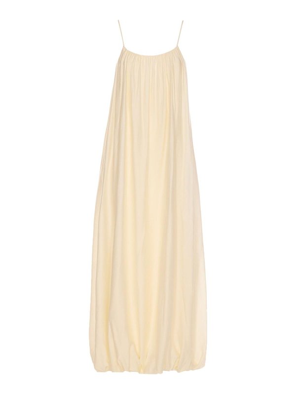 ELEH: knee length dresses - Cream Dress