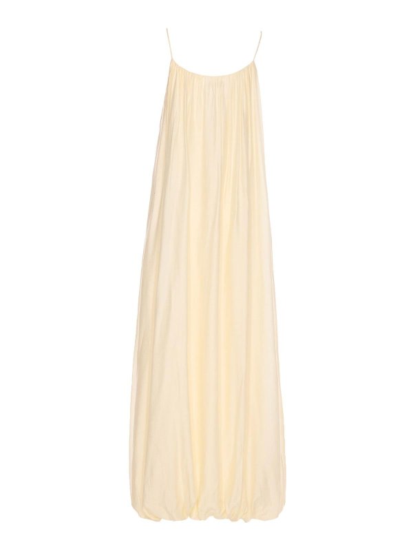 ELEH: knee length dresses online - Cream Dress