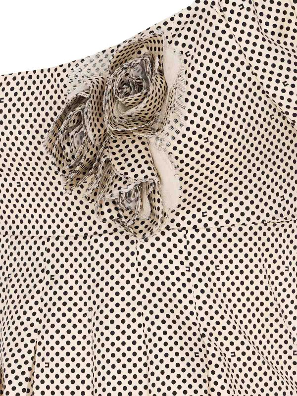 The Best Shops ELISABETTA FRANCHI: knee length dresses - Embroidered Cotton Dress