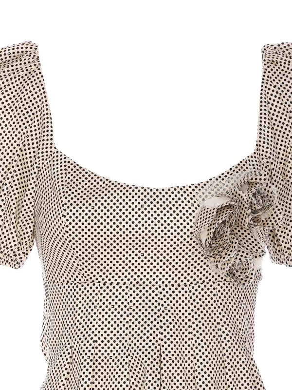 Embroidered Cotton Dress shop online: ELISABETTA FRANCHI