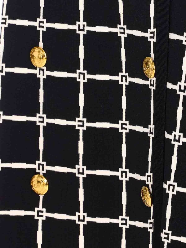 The Best Shops ELISABETTA FRANCHI: mini skirts - Black Knitted Skirt