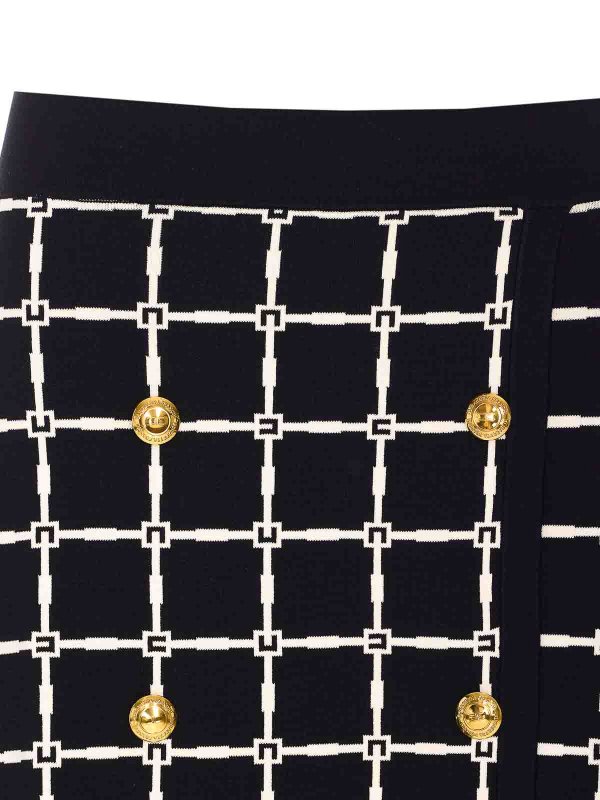 Black Knitted Skirt shop online: ELISABETTA FRANCHI
