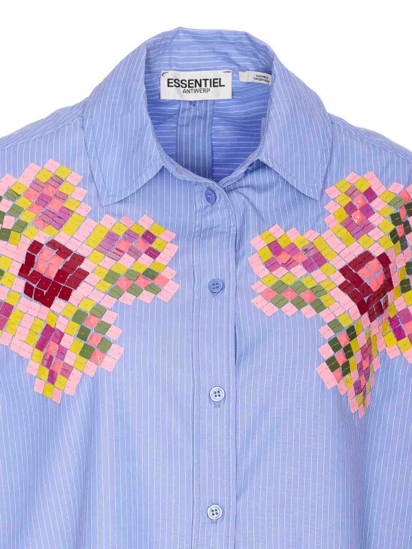 Hemd - Blau shop online: ESSENTIEL ANTWERP